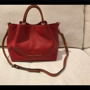 D&B City Large Barlow Satchel Burnt Orange